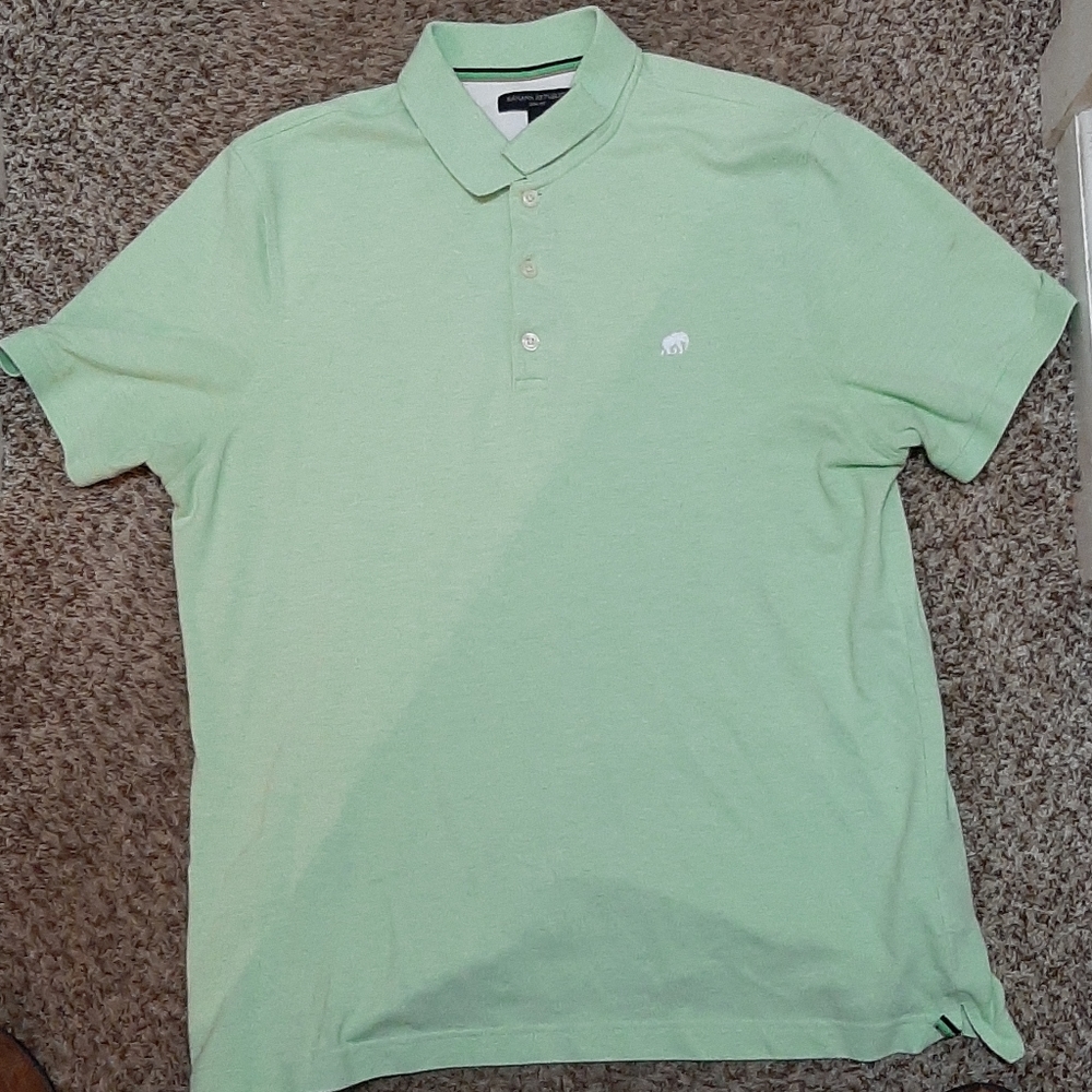 Banana Republic Slim Fit Polo Shirt Large